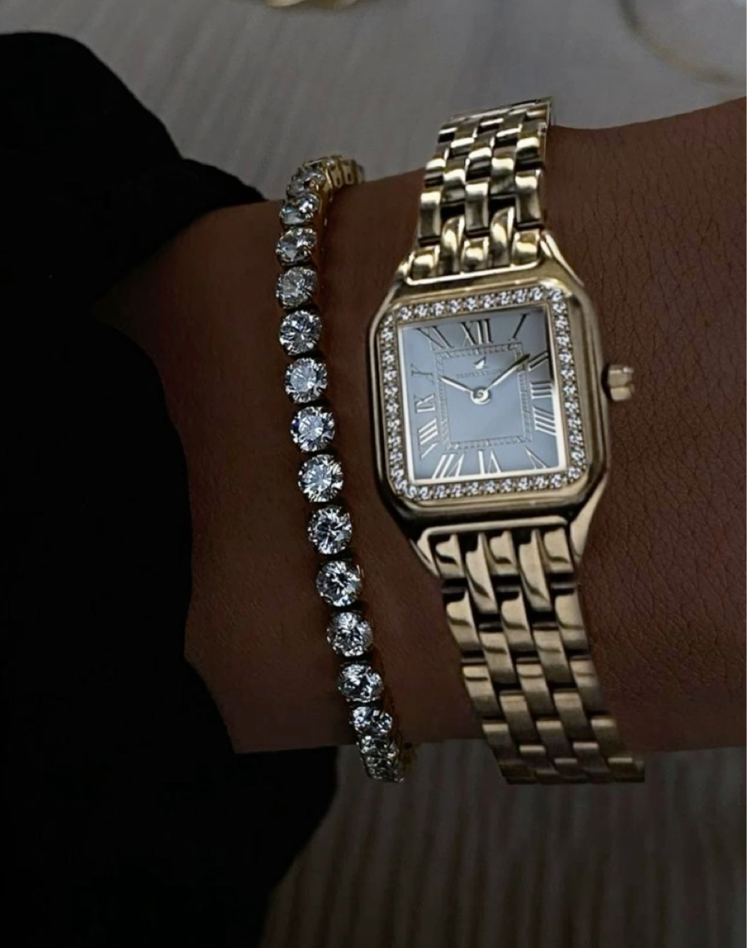 Seen Silver Classic Tennis Bracelet