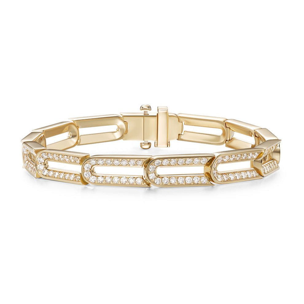 Chunky Link Double Bracelet