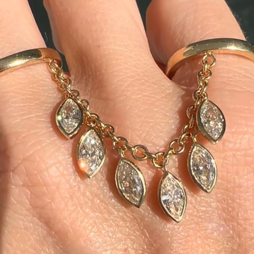 Gabrielle Adjustable Chain Ring