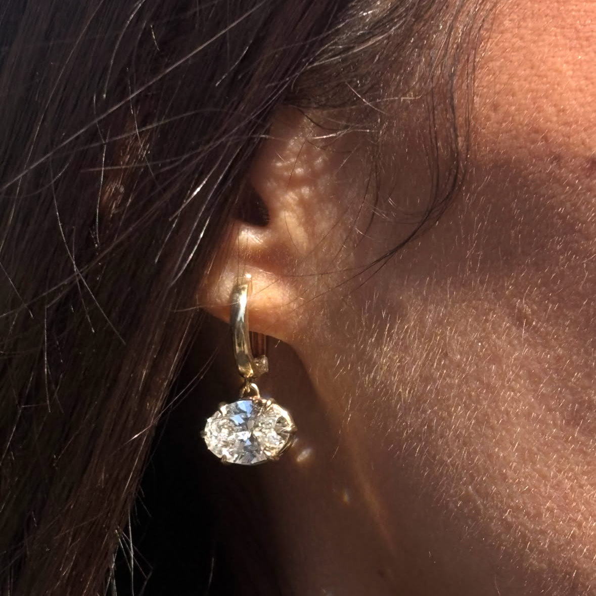 HAILEY HOOPS - OVAL