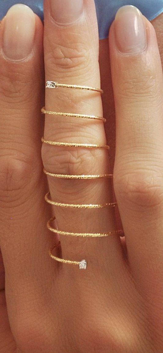 SPIRAL COIL RING