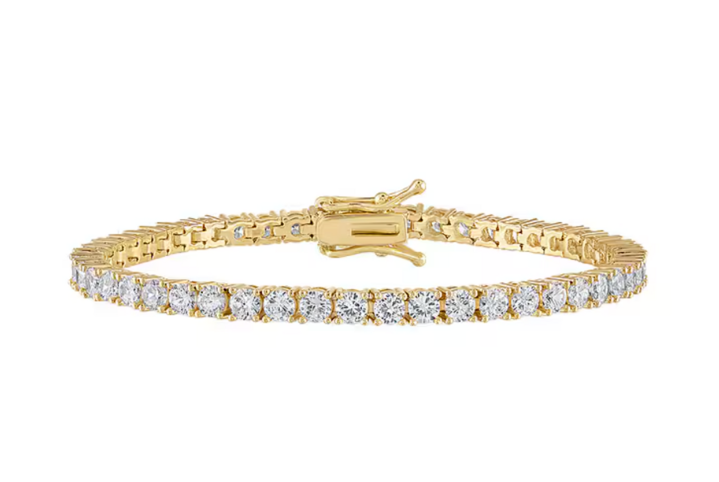 Seen Gold Classic Tennis Bracelet