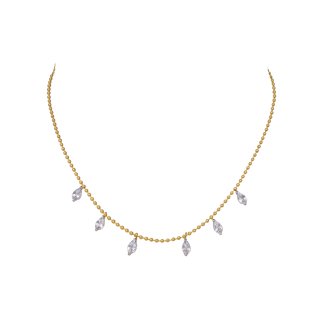 Tear Drop Bubble Necklace