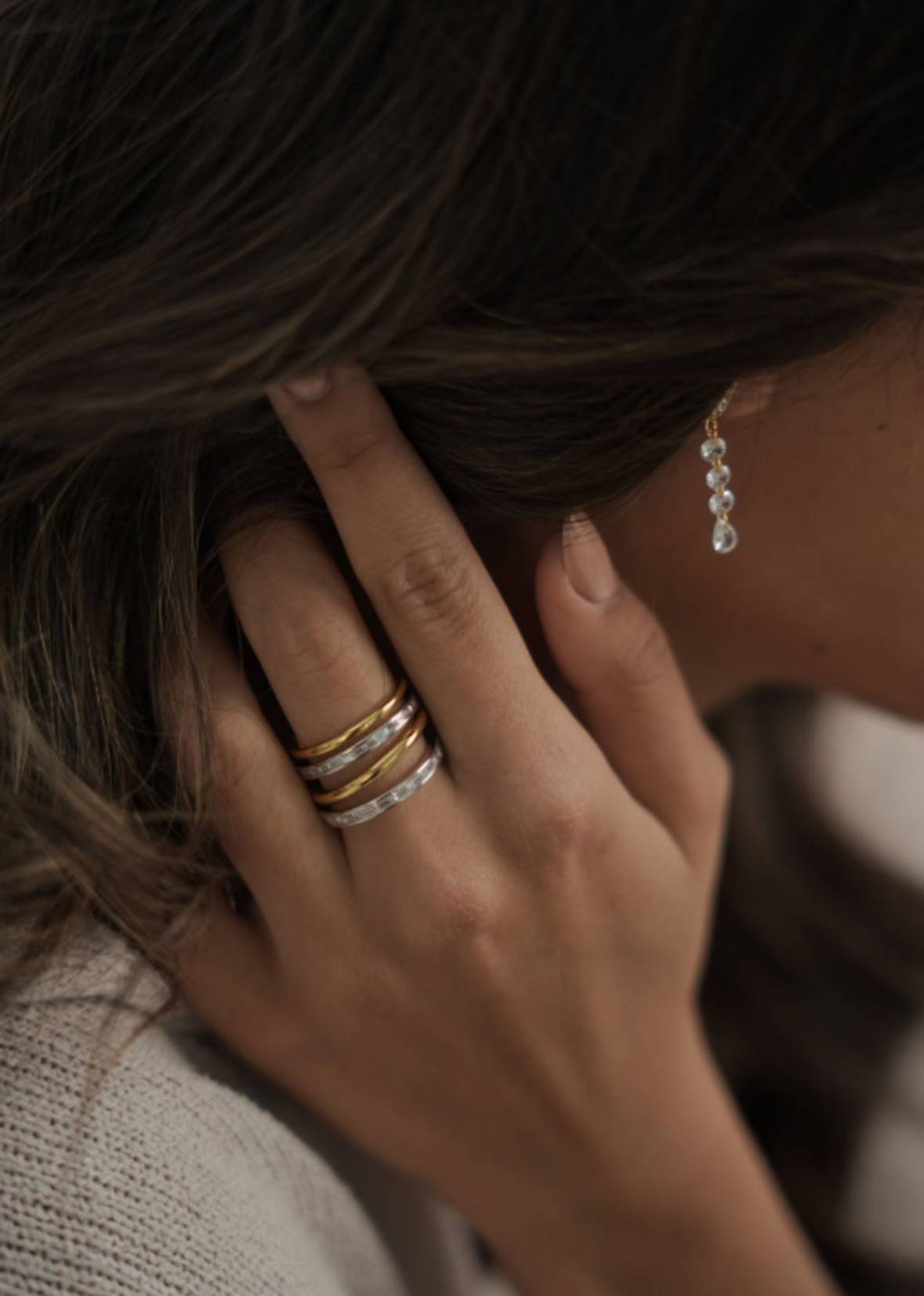 The Pave Gold Ring