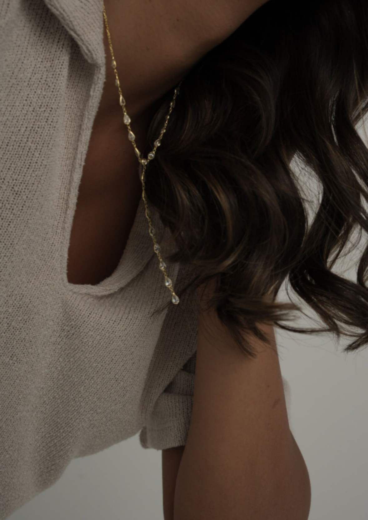 Water Drop Stack Necklace