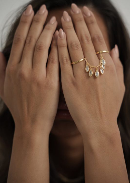 Gabrielle Adjustable Chain Ring