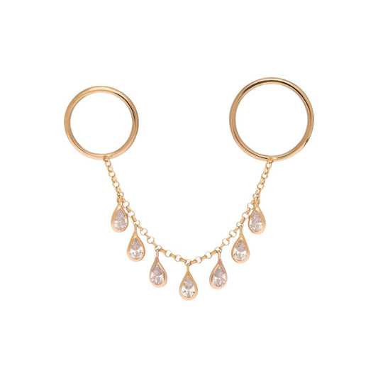 Gabrielle Adjustable Chain Ring