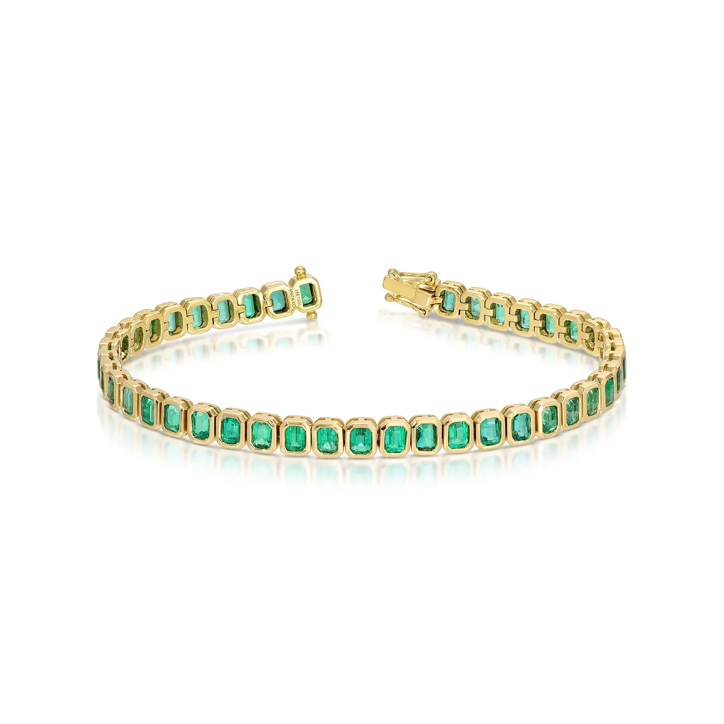 Baguette Green Bracelet