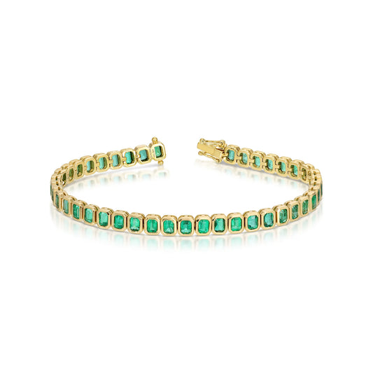 Baguette Green Bracelet